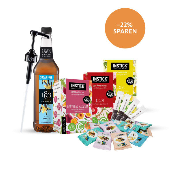 Mittelgroßes Produktpaket für Kaffeebar