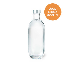 Glasflasche Curve 0,7 Liter mit Deckel Glasflasche Curve 0,7 Liter mit Deckel