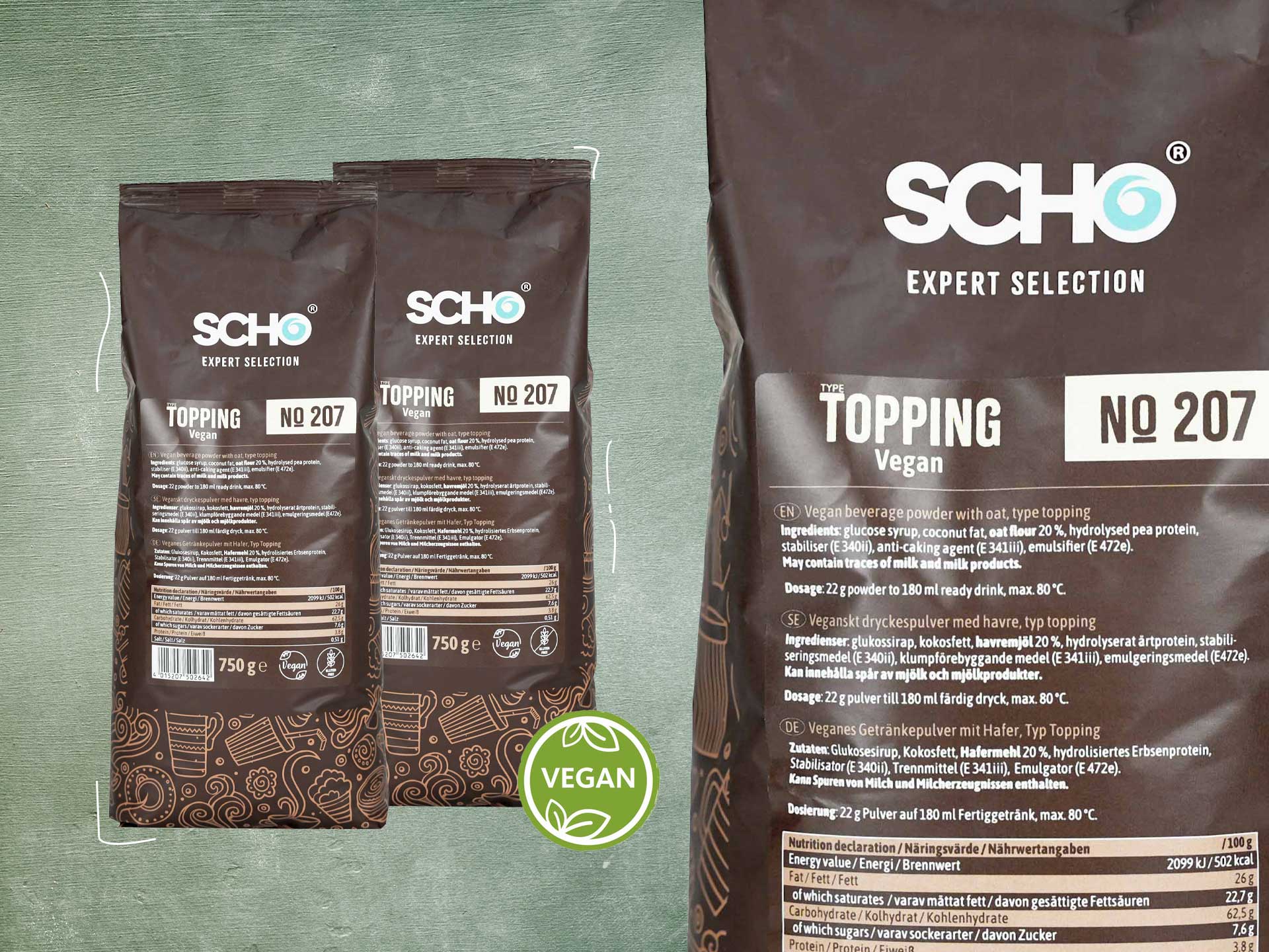 Toppin Vegan die Alternative zu Kuhmilch